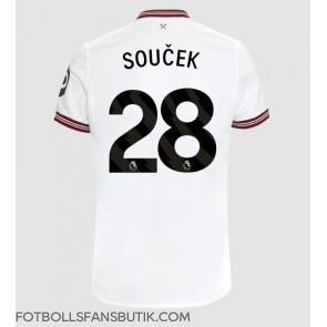 West Ham United Tomas Soucek #28 Replika Bortatröja 2023-24 Kortärmad